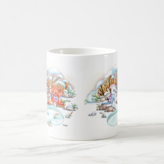 Eisfischerei Kaffeetasse (Mittel)