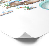 Eisfischerei Poster (Ecke)