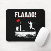 Eisfischerei-Spitzen-Flagge-Lauf für Eisfischerei- Mousepad (Mit Mouse)