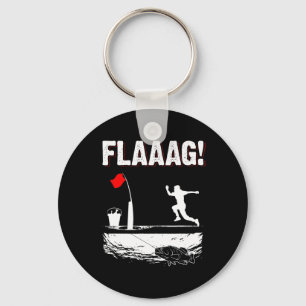Eisfischerei-Spitzen-Flagge-Lauf für Eisfischerei- Schlüsselanhänger