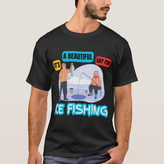 Eisfischerei T-Shirt (Vorderseite)