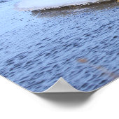 Eisformation mit Wasser Poster (Ecke)