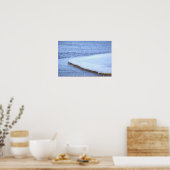 Eisformation mit Wasser Poster (Küche)