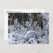 Eisformationen, Insel Unalaska Postkarte (Vorne/Hinten)