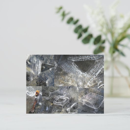 Eisformationen Postkarte (Stehend Vorderseite)