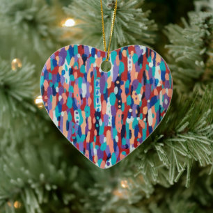 Eisgang Abstrakt Keramik Ornament