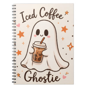 Eisgekühlter Kaffee-Geist - Süßes Halloween  Notizblock