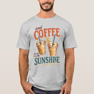 Eisgekühlter Kaffee und Sonnenschein , Eisgekühlte T-Shirt