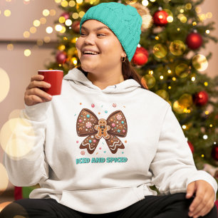 Eisgekühlter und gewürzter Ingwerbrot-Coquette-Bog Hoodie