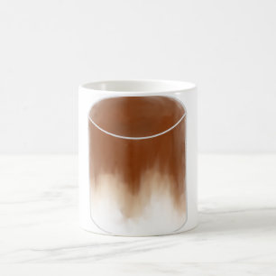 Eisgeschenk aus Dalgona Whipped Coffee Kaffeetasse