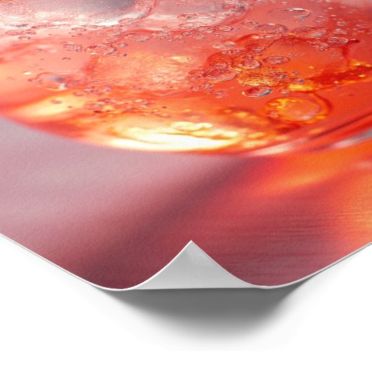 Eisgetränk Poster (Ecke)