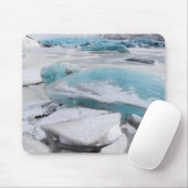 Eisglaziale Formationen im Winter Mousepad (Mit Mouse)