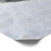Eisglaziale Formationen im Winter Poster (Ecke)