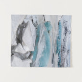Eisglaziale Formationen im Winter Wandteppich (Vorderseite (Horizontal))