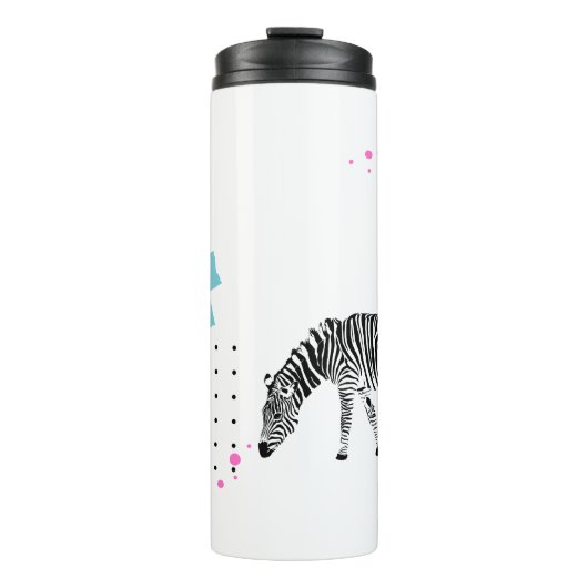 Eish Zebra Thermobecher Thermosbecher (Vorderseite)