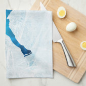 Eishandtuch - Blue Star Geschirrtuch (Viertel Falte)
