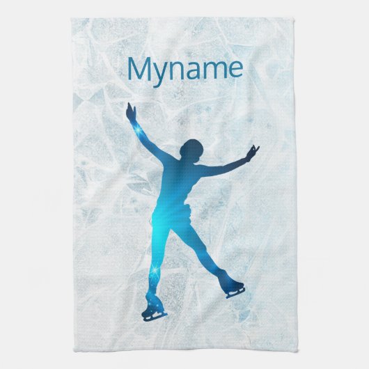 Eishandtuch - Blue Star Geschirrtuch (Vertikal)