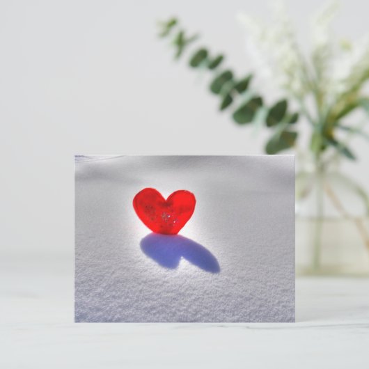 Eisherz Postkarte (Stehend Vorderseite)