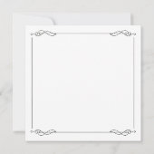 Eishet Chayil Frau der Rose Blankokarte (Rückseite)