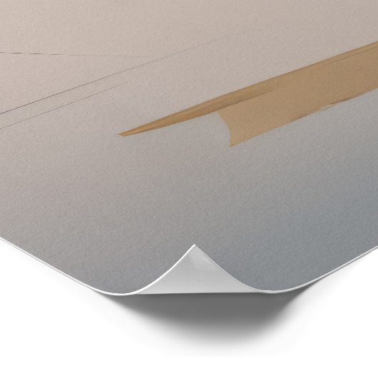 Eishockey Action Sport Malerei Abstrakt Art Deco Poster (Ecke)