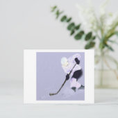 Eishockey Art spielen Postkarte (Stehend Vorderseite)