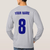 Eishockey Australier T - Shirt mit Name & Nummer (Rückseite)