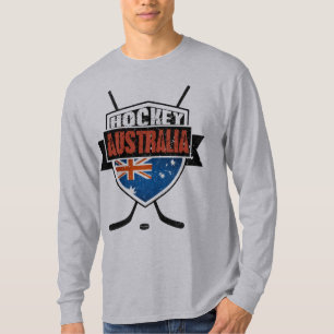 Eishockey Australier T - Shirt mit Name & Nummer