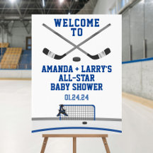 Eishockey Baby Dusche Begrüßungsschaum-Board
