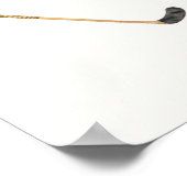 Eishockey Baby Dusche Begrüßungszeichen Poster (Ecke)