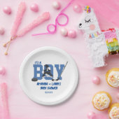 Eishockey-Baby-Dusche Pappteller (Party)