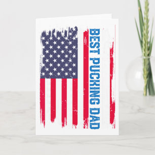Eishockey Bester Puckender Vater USA Amerikanische Karte