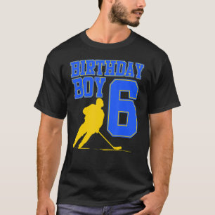 Eishockey Boy 6. Geburtstag Sport Player Coach G T-Shirt