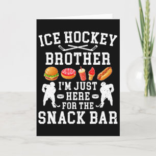 Eishockey Bruder Snack Byr Eishockey Spieler Bro Karte