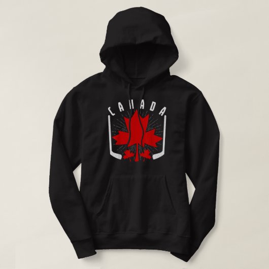 Eishockey Canadian Pride Maple Leaf Country Canad Hoodie (Design vorne)