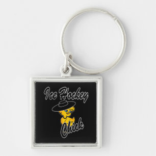 Eishockey Chick #4 Schlüsselanhänger