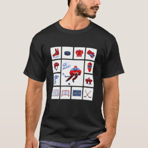 Eishockey-Coach Eishockey-Spieler Eishockeyspieler T-Shirt