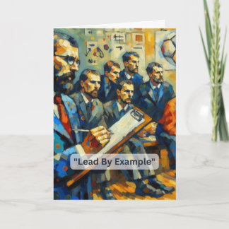 Eishockey-Coach "Lead by Example" Karte