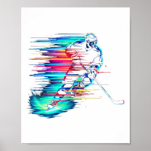 Eishockey-Dynamik  Poster