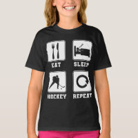 Eishockey Eat SleepHockeyRepeat Player Team