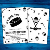 Eishockey Einladung zum Geburtstag, Eishockey-Part