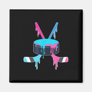Eishockey-Eiscreme-Tropf-Streusel Eishockey-Plakat Magnet