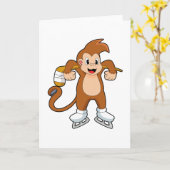 Eishockey-Eishockey-Eishockeystick Karte (Gelbe Blume)