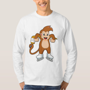 Eishockey-Eishockey-Eishockeystick T-Shirt