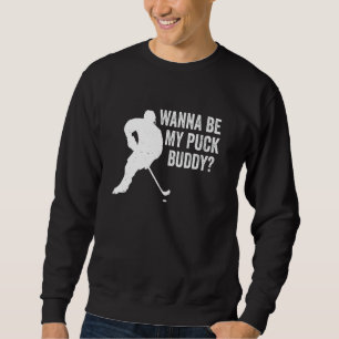Eishockey  Eishockey Puck Kumpel Sweatshirt