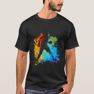 Eishockey-Eishockey-Spieler T-Shirt