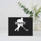 Eishockey-Eishockeyspieler Skate Postkarte (Stehend Vorderseite)
