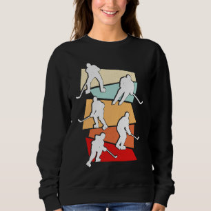 Eishockey Eisläufer Spieler Sportliebhaber  Eishoc Sweatshirt