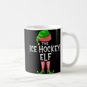 Eishockey Elf Matching Family Group Weihnachtsfeie Kaffeetasse