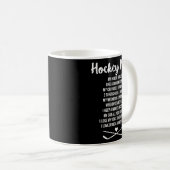 Eishockey Essential T Shirt Kaffeetasse (VorderseiteRechts)