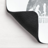 Eishockey-Evolution für Eishockeyspieler Mousepad (Ecke)